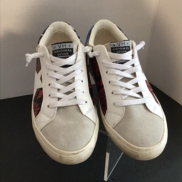 Pristine Vintage Havana Sneakers Tennis Shoes STAR Snakeskin Sz 9 - Picture 7 of 13